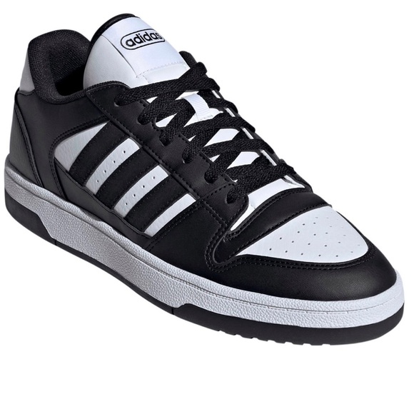 Adidas Break Start Cloudfoam Retro Men's 3 Stripe Fashion Low Top Shoes Sneakers - Picture 3 of 6